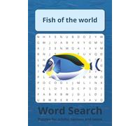 Search for Fish: Word Searches with Easy to Read Print about Fish | 6x9 inches, 110 pages | 50+ Puzzles...Gift for Vacations, Holidays and Free Times