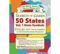 Search-n-Learn 50 States Vol 1 State Symbols: Explore 700+ State Symbols in 50 Entertaining Word Search Puzzles