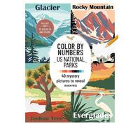 Search Press Color by Numbers: US National Parks (Tascabile) Colour by Numbers