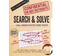 Search & Solve: The Halloween Dossier: 1980s Horror Mystery Word Search