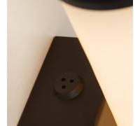Searchlight Appliance LED per il bagno Wales nera/marmorizzata 35 cm acciaio/resina Searchlight