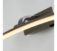 Searchlight Applique a LED Santorini, larghezza 50 cm, cromo, inclinabile Searchlight