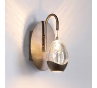 Searchlight Applique a LED Seeds, color crema, larghezza 11 cm, vetro/metallo Searchlight