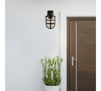 Searchlight Applique da esterno X Seaside, nero, IP44 Searchlight