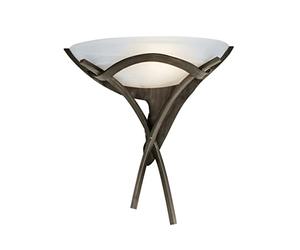 Searchlight Elegante applique da parete in stile classico, 10 W, marrone rustico