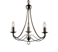 Searchlight Elegante lampadario MAYPOLE, a 3 luci Searchlight