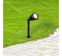 Searchlight Faretto con picchetto a terra Spikey a LED, nero, metallo, 25 cm, IP54 Searchlight