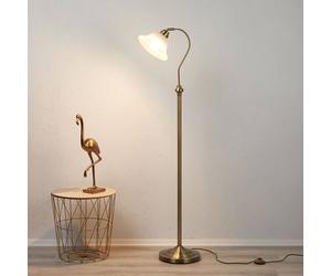Searchlight Incantevole lamp pavimento BJANE ottone antico Searchlight