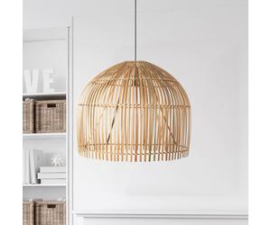 Searchlight Lampada a sospensione Bali, Ø 60 cm, bambù, legno chiaro, E27 Searchlight
