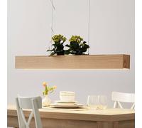 Barra LED Ash a sospensione da soffitto - Legno