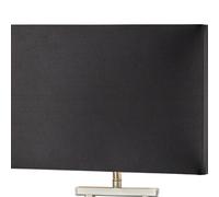 Searchlight Lampada da tavolo Club, argento/nero, altezza 48,5 cm, tessuto, E14 Searchlight