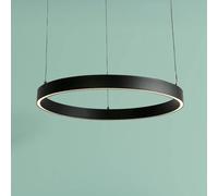 Lampadario Moderno Layla Acciaio Nero Alluminio Led 40,88W 2700-3000-4000K