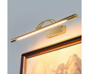 Searchlight Lampada LED per quadri Piktura, ottone lucido Searchlight
