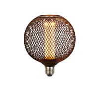 Searchlight Lampadina LED E27 Mesh 3,5W 1.800K Ø12cm nero Searchlight
