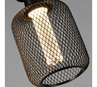 Searchlight LED Deco Bulb Wire Cylinder E27 4,5W 2.700K nero Maglia Searchlight