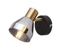 Plafoniera Industrial-Nordico Westminster Acciaio Nero Fumè 1 Luce E14