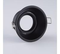 Searchlight Luci da incasso Slim Trim, nero, Ø 9,4 cm, IP20, alluminio, GU10 Searchlight