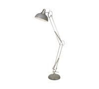 Searchlight Piantana Goliath, grigio, metallo, E27, 170 cm, regolabile Searchlight