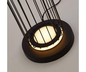 Searchlight Piantana LED Cage in design a gabbia Searchlight