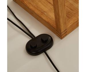 Searchlight Piantana quadrata in bambù Searchlight