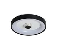 Searchlight Plafoniera LED Polka, bianco e nero, Ø 38 cm, ferro/acrilico Searchlight