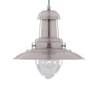 Searchlight Sospensione Fisherman Ø 32cm argento Searchlight