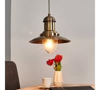 Searchlight Sospensione Fisherman Ø 32cm ottone anticato Searchlight