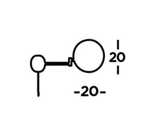 Searchlight Specchio LED d'ingrandimento, cromato/smerigliato, IP44, Ø 20 cm Searchlight