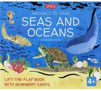 Seas and oceans. Animals to save. Con 28 memory cards