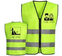 Seasboes Addio al Celibato, Costume da Uomo, Decorazione Giubbotto di Avvertimento, Accessori da Uomo, Maglietta Jga, Idea Regalo per Addio al Celibato, Riflettente, Taglia Unica