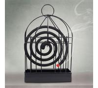 Seasboes Mosquito Coil Iron Supporto, Porta Bobina di zanzara Porta incenso, Supporti per bobina antizanzare e antiinsetti a spirale da bruciare con Manico per l'estate Repellente per Zanzare