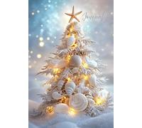 Seashell Christmas Tree Journal: A Magical Holiday Notebook with Seashell Fern Tree, Starfish Topper, and Glittering Ocean-Inspired Charm