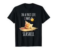 Seashell Collector Vita passata Sea Shell Fan Ocean Beach Sand Maglietta