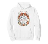 Seashell - Ghirlanda di Conchiglie Natalizie costiere Felpa con Cappuccio