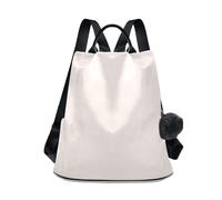 Seashell - Zaino da donna, scomparto principale con cerniera posteriore, multi tasca, per viaggi e città