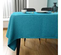 SEASHORE TREE Tovaglia rettangolare effetto lino, impermeabile, lavabile, per decorazione della tavola