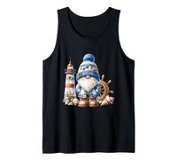 Seaside Boat Captain GNOME for Men with Lighthouse At Ocean Canotta