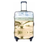 Seaside Grand Waves Tidal - Copertura per valigie trolley, elastica, lavabile, antigraffio, adatta per 45-81 cm, bianco, XL