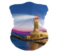 Seaside Lighthouse 26X30Cm Antivento Ghetta Elastico Fascia per Capelli per Bambini Estivo Escursionismo