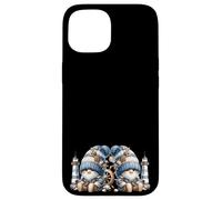 Seaside Lighthouse Keeper Gnome Couple For Family Vacation Custodia per iPhone 15