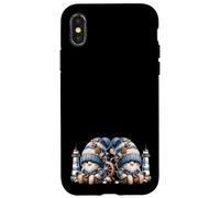 Seaside Lighthouse Keeper Gnome Couple For Family Vacation Custodia per iPhone X/XS