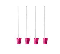 Seaside No.64 - Bicchieri da liquore da appendere - bicchieri da festa JGA compleanno, anniversario, festival, serata degli uomini - Set da 6 cl/60 ml - in plastica con catena (set da 4 pezzi)