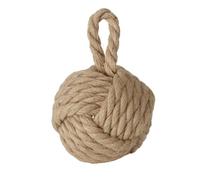 Seaside No.64 - Fermaporta con nodo marittimo - elegante oggetto decorativo in iuta - elegante nodo marinaio per tutte le stanze, porte e finestre - in 4 colori (naturale)