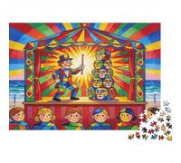 Seaside Punch E Judy Puppet Spettacolo Puzzle in Legno Impermeabile Puzzles Da 1000 Pezzi Regali Per Adulti Sfidanti E Rompicapo Giochi Di Impegnativi
