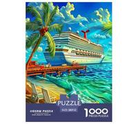 Seaside Scenery Puzzles Intrattenimento Creativo 1000 Elementi Giochi Cruise Ship Puzzle Relax Decora La Casa Giochi-rompicapo Per Adulti E Bambini 52x38cm/1000pcs