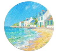 Seaside Town Jigsaw Puzzle Impossible 1000Pcs Edificio Decorazione Per La Casa. Giochi Rilassamento E Intelligence Per Adulti E Ragazzi Da 14 Anni 1000pcs (67.5x67.5cm)