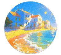 Seaside Town Jigsaw Puzzle Impossible 1000Pcs Edificio Decorazione Per La Casa. Giochi Rilassamento E Intelligence Per Adulti E Ragazzi Da 14 Anni 1000pcs (67.5x67.5cm)