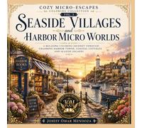 Seaside Villages and Harbor Micro Worlds: Bold and Easy Coloring Book for Adults Featuring Seaside Villages, Harbor Cafés, Lighthouse Towns, Coastal Cottages and Relaxing Ocean Escapes
