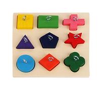 seasio Giocattolo di Addestramento di Intelligenza 'Uccello Giocattoli Educativi Pappagallo Giocattolo di Puzzle Blocco di Legno per I Pappagalli e Gli Uccelli Piccoli e
