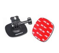 SEASKY A1 Supporto flessibile per casco con adesivo 3M VHB per GoPro Hero 13/12/11/10/9/8 per insta360 X4 X3 X2 accessori per fotocamera sportiva, fissaggio su superfici piane curve